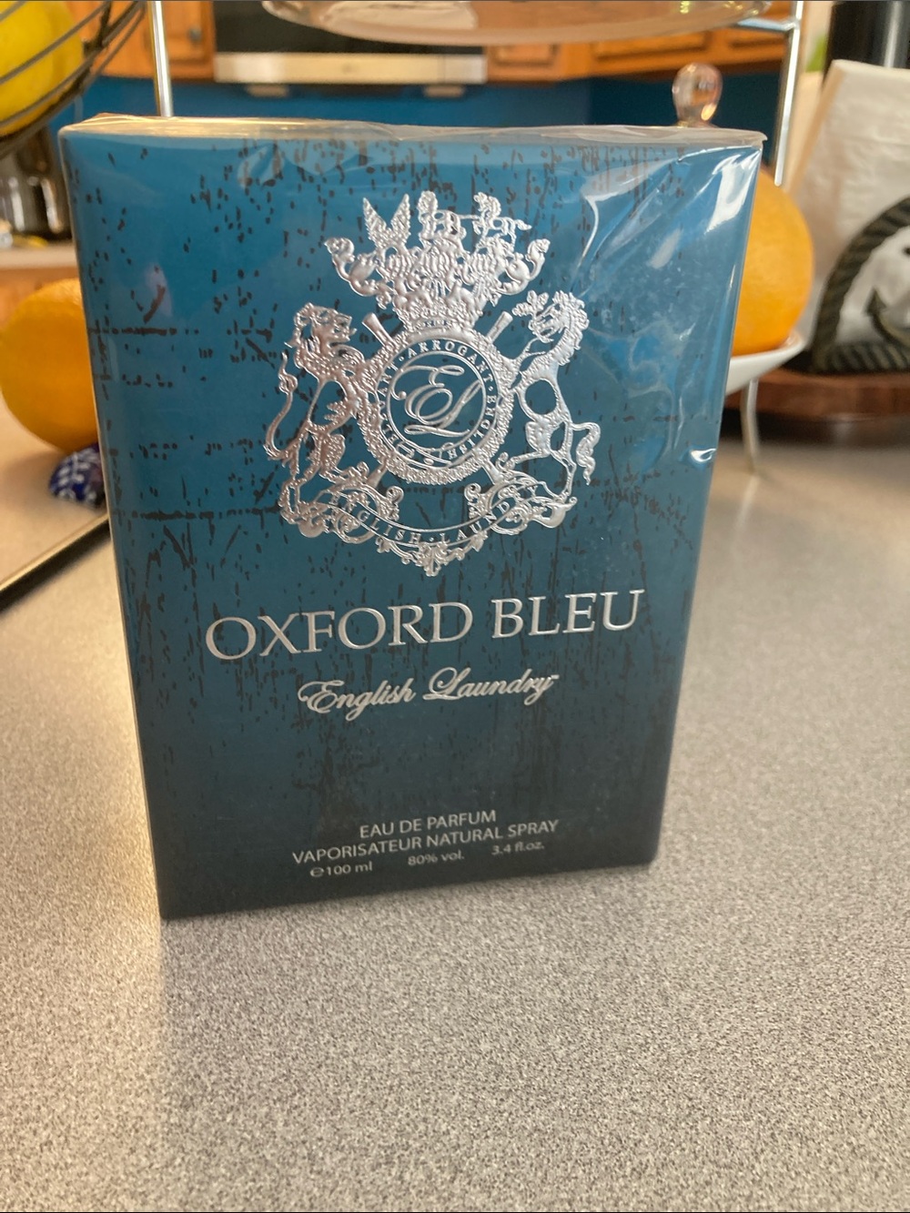English Laundry Oxford Bleu eau de parfum fragrance, new sealed, 3.4 fl oz